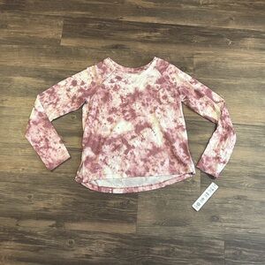 Purple tie-dye women’s small, long sleeve shirt